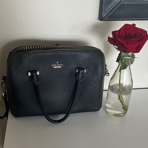Kate Spade Black Leather Satchel